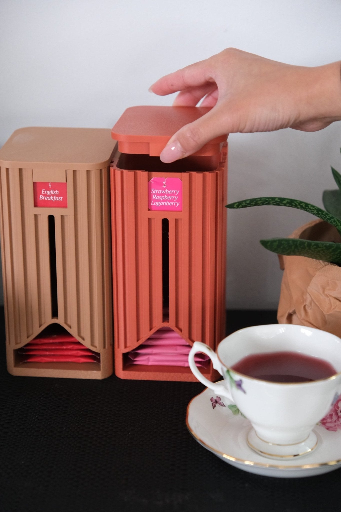 Bundle - Vela Tea Bag Organiser | Tea Dispenser - Zoventi