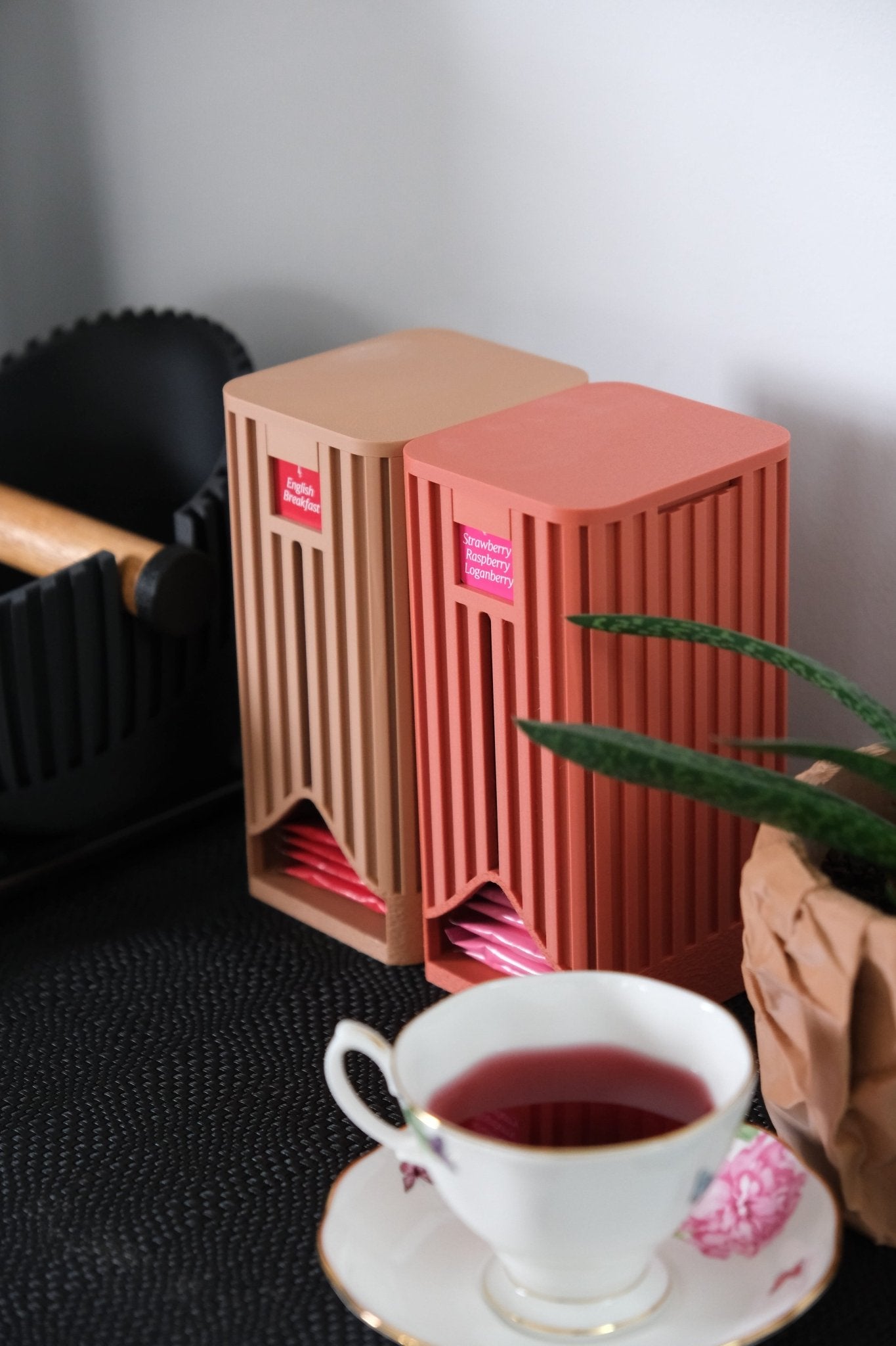 Bundle - Vela Tea Bag Organiser | Tea Dispenser - Zoventi