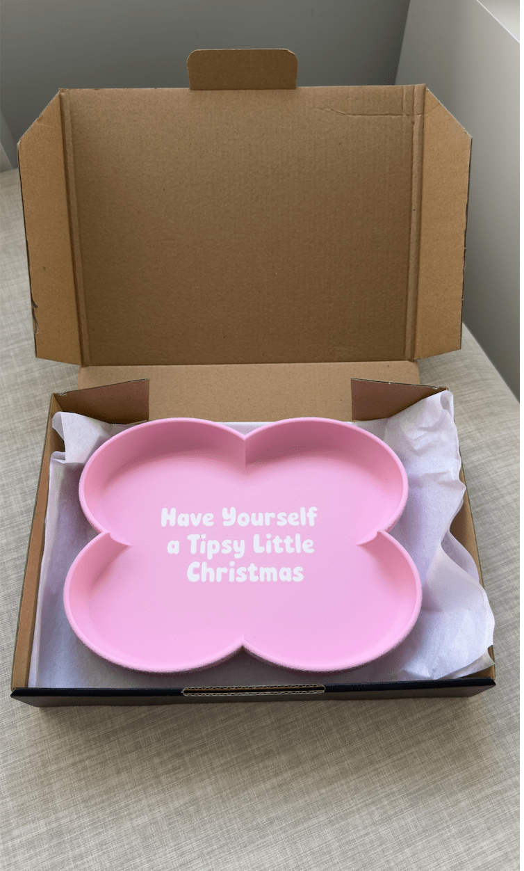 Fun Christmas Quote Tray - Zoventi