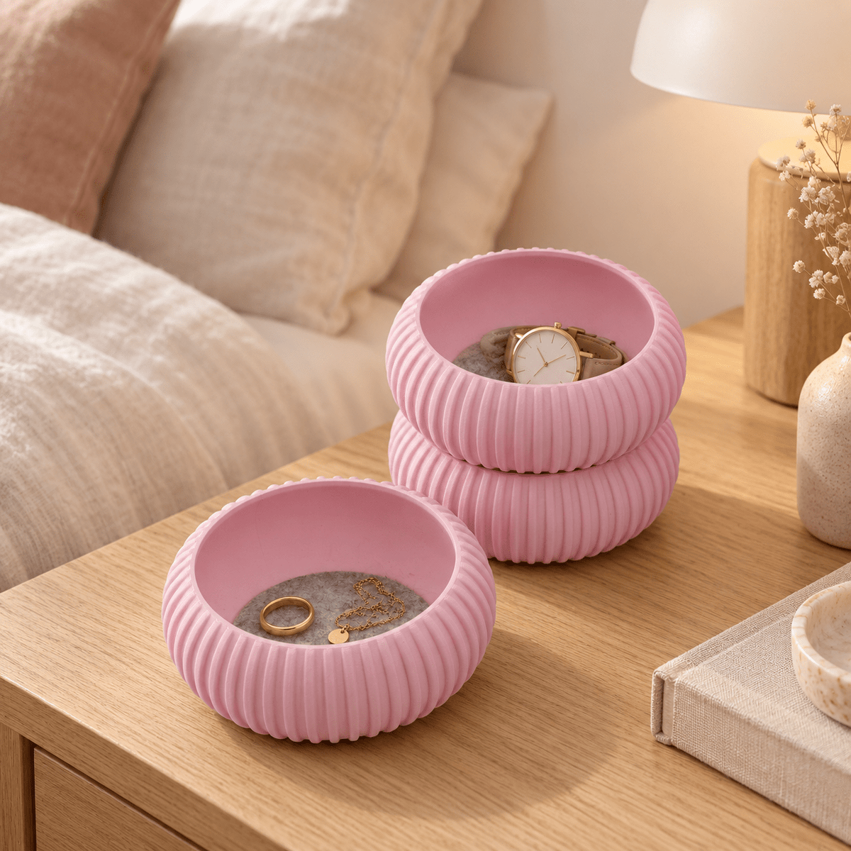 Nara Stackable Trinket | Catchall Tray | Jewellery Dish - Zoventi