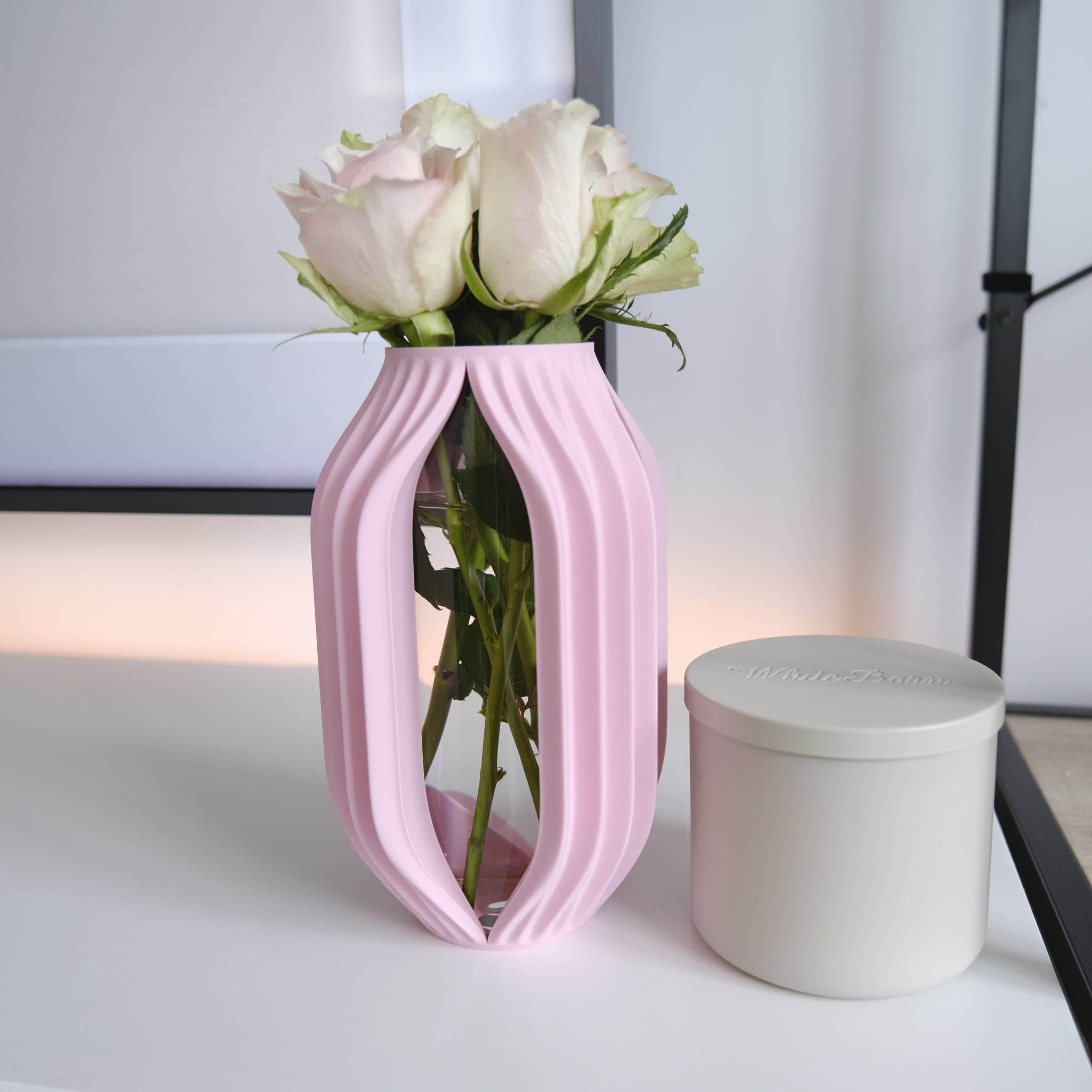 Orbit Arc Vase with Glass Insert | Eco - Friendly Homeware | Décor - Zoventi
