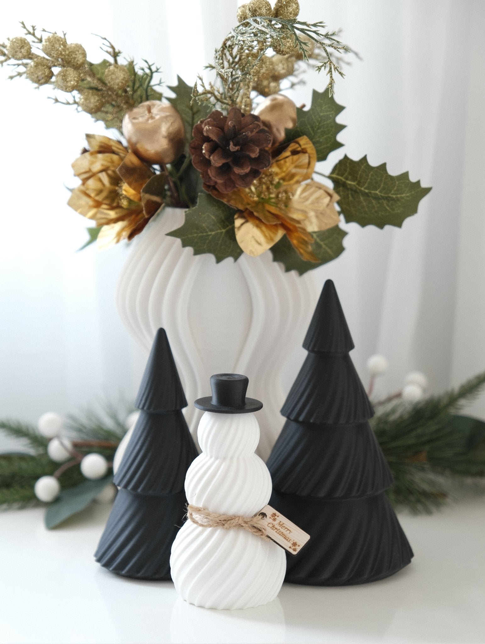 Zoventi Christmas Trio Set | Tabletop Décor Set - Zoventi